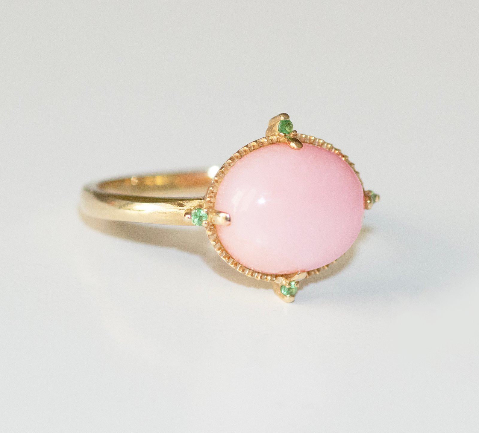 Victorian Pink Opal Ring | vasa new york